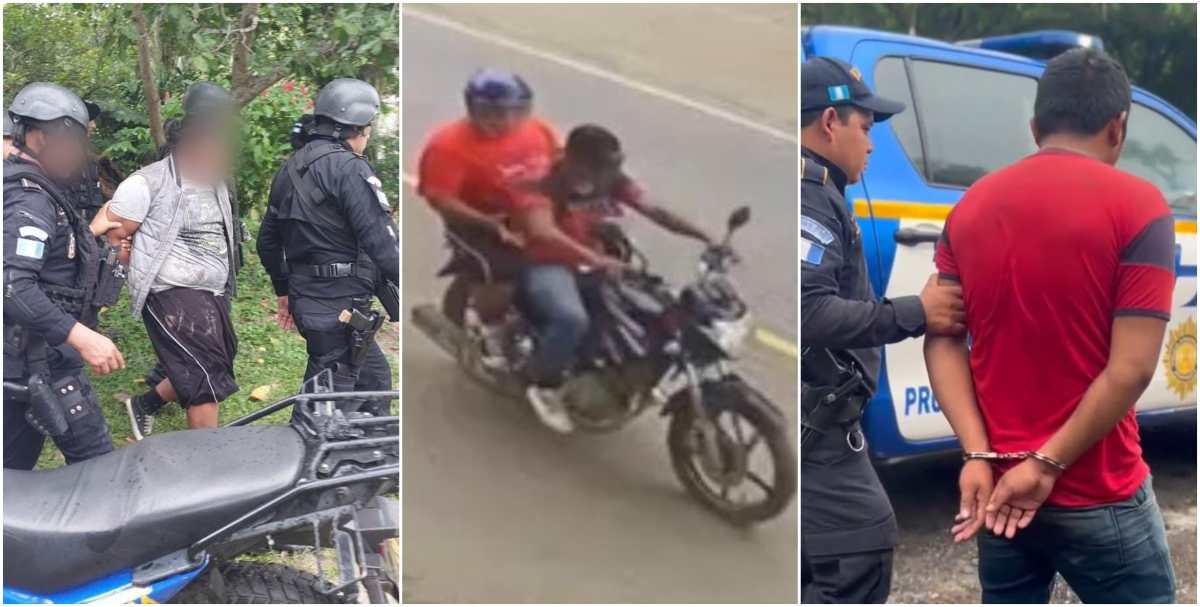 El video que registró el ataque de motosicarios a inspector y a agente en Zacapa y que luego fueron capturados