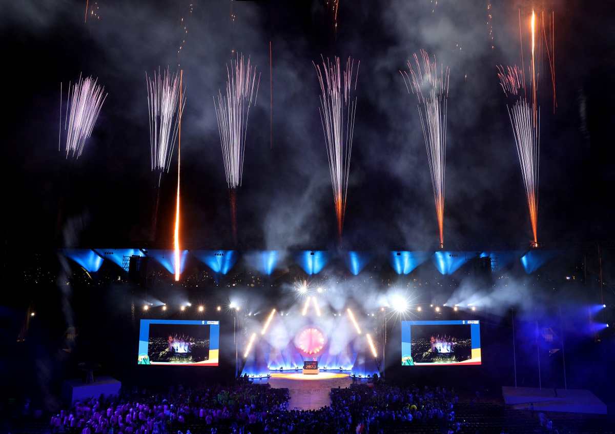 Con la fiesta de la ceremonia de clausura se bajó el telón de los Juegos Panamericanos de Santiago 2023. (REUTERS)