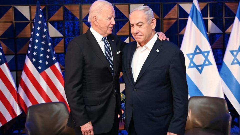 El presidente Joe Biden se mostró firme en su apoyo al premier israelí, Benjamin Netanyahu.