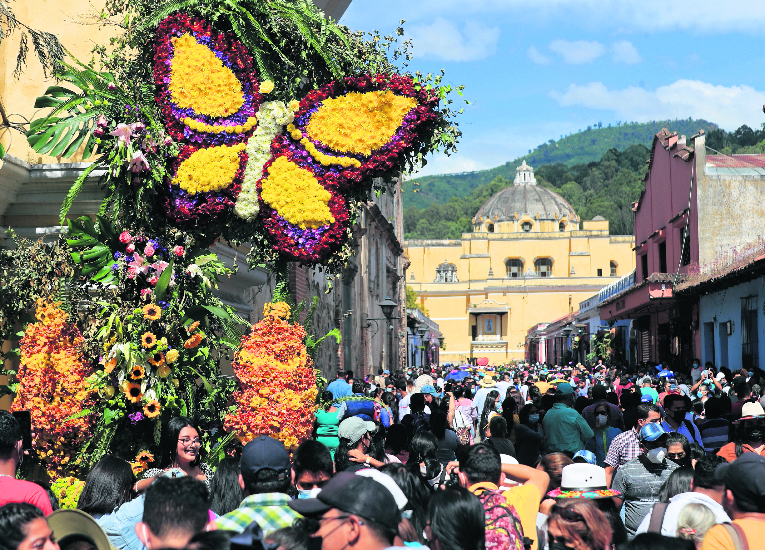 El fin de semana del 18 y 19 de noviembre se realizó la séptima edición del Festival de Las Flores de La Antigua Guatemala. (Foto Prensa Libre)