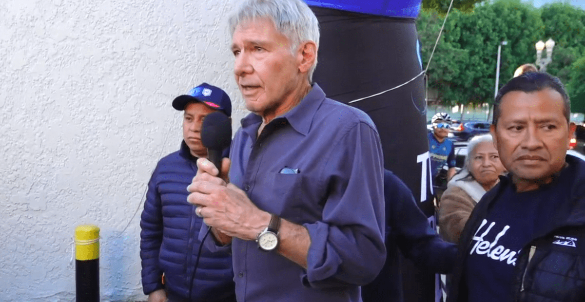Harrison Ford habla sobre Guatemala durante un evento en California