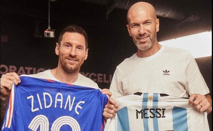 Lionel Messi y Zidane
