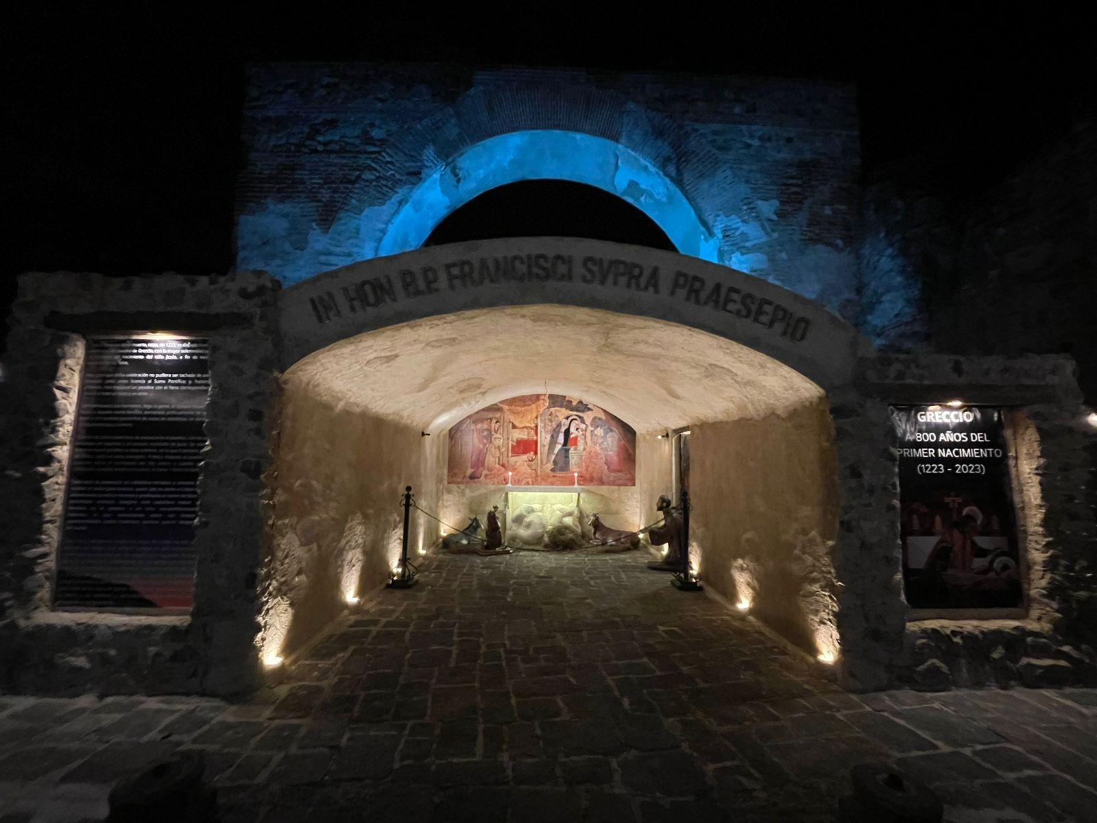 El belén es, desde hace siglos, una de las tradiciones navideñas más importantes en muchos lugares del mundo. (Foto Prensa Libre: cortesía Fray Edwin Alvarado, rector Templo de San Francisco El Grande)