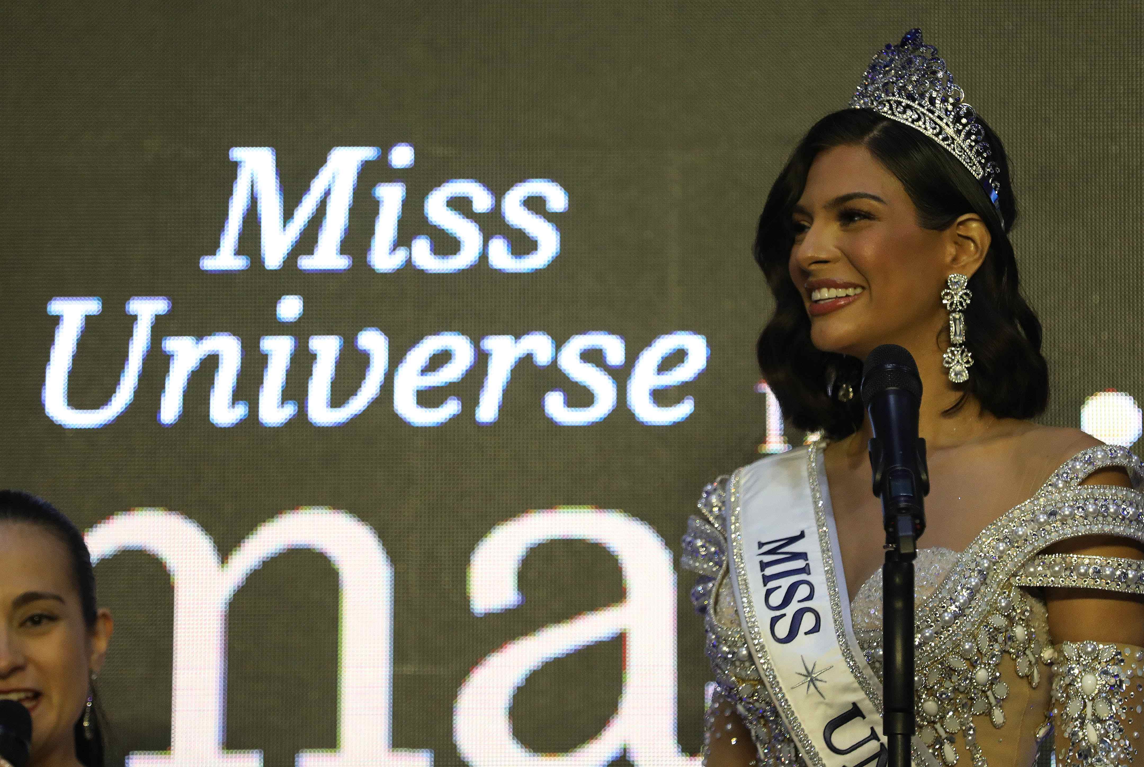 Sheynnis Palacios, representante de Nicaragua, ganó el certamen de Miss Universo 2023. (Foto Prensa Libre: EFE) 
