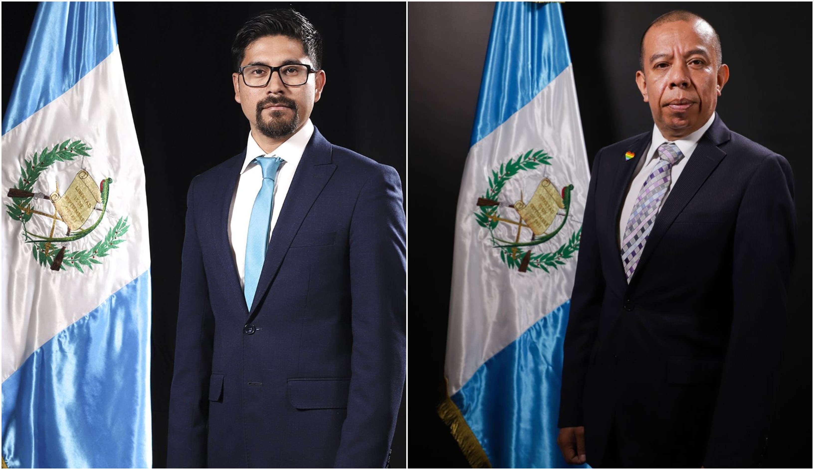 El Ministerio Público presentó una solicitud de retiro de inmunidad contra los diputados Román Castellanos y Aldo Dávila. (Foto Prensa Libre: Congreso Guatemala).