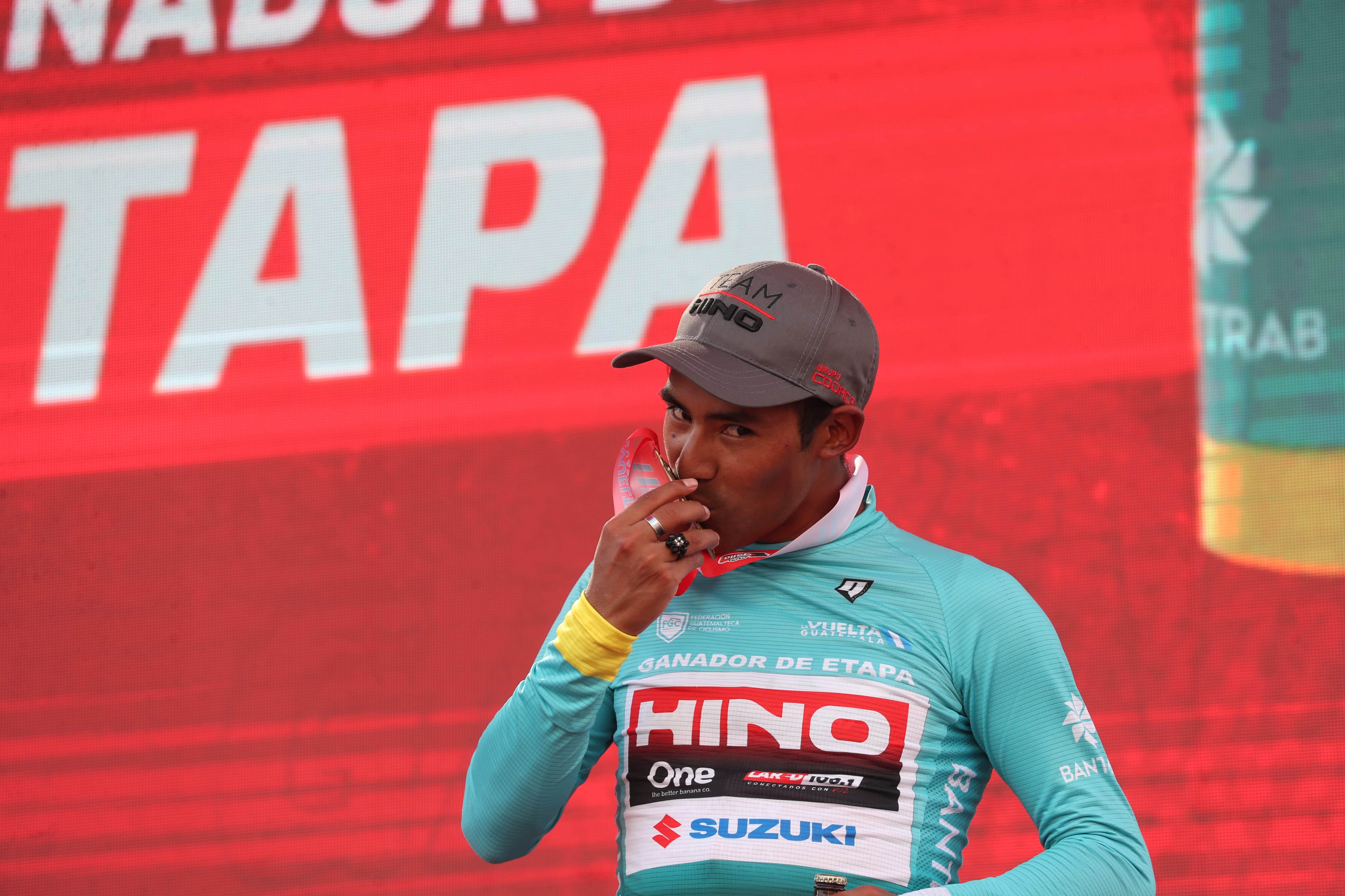 “Es un sueño para mí”, confiesa Sergio Chumil, ganador de la cuarta etapa de la Vuelta Ciclística a Guatemala 2023