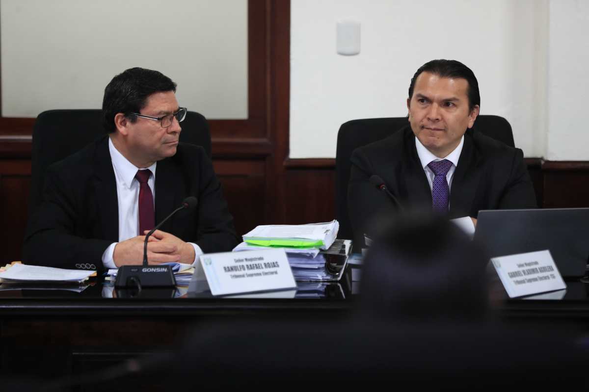 Magistrados del TSE, Ranulfo Rojas y Gabriel Aguilera