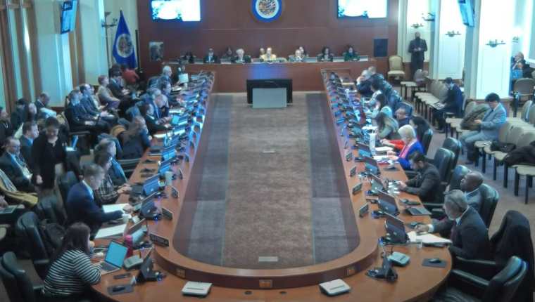La OEA conoció el informe anual de la CIDH 2023, en una reunión ordinaria en su sede en Washington. (Foto Prensa Libre: cortesía)