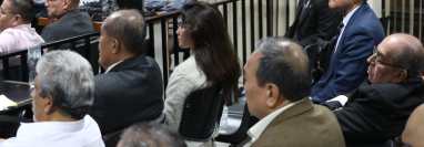 Audiencia de primera declaración de los seis detenidos por el caso Toma Usac: Botín Político. (Foto Prensa Libre: María Renée Barrientos)