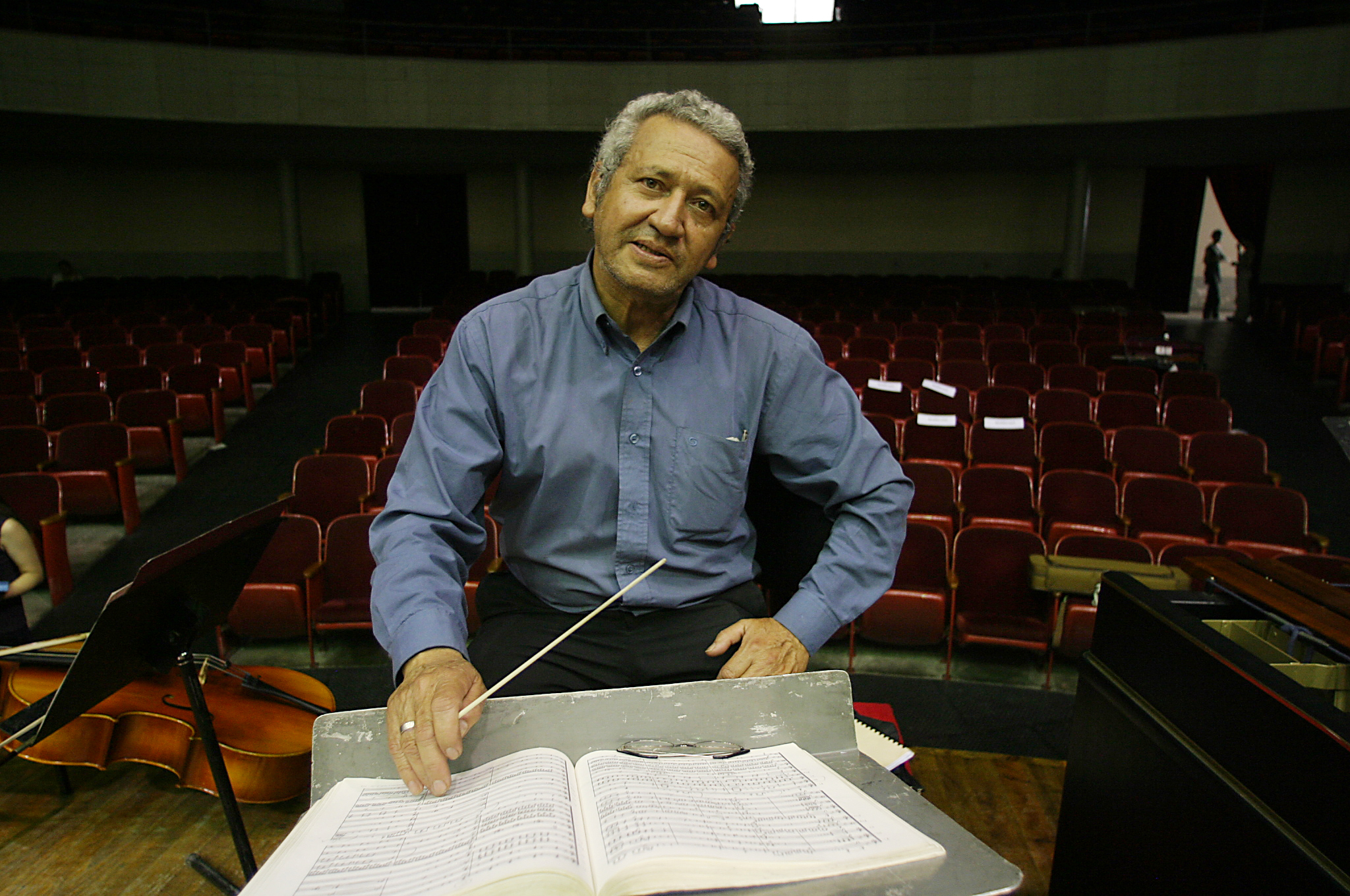 Enrique Anleu Diaz fue director de la Orquesta Sinfónica Nacional.   (Foto Prensa Libre:  Hemeroteca PL)