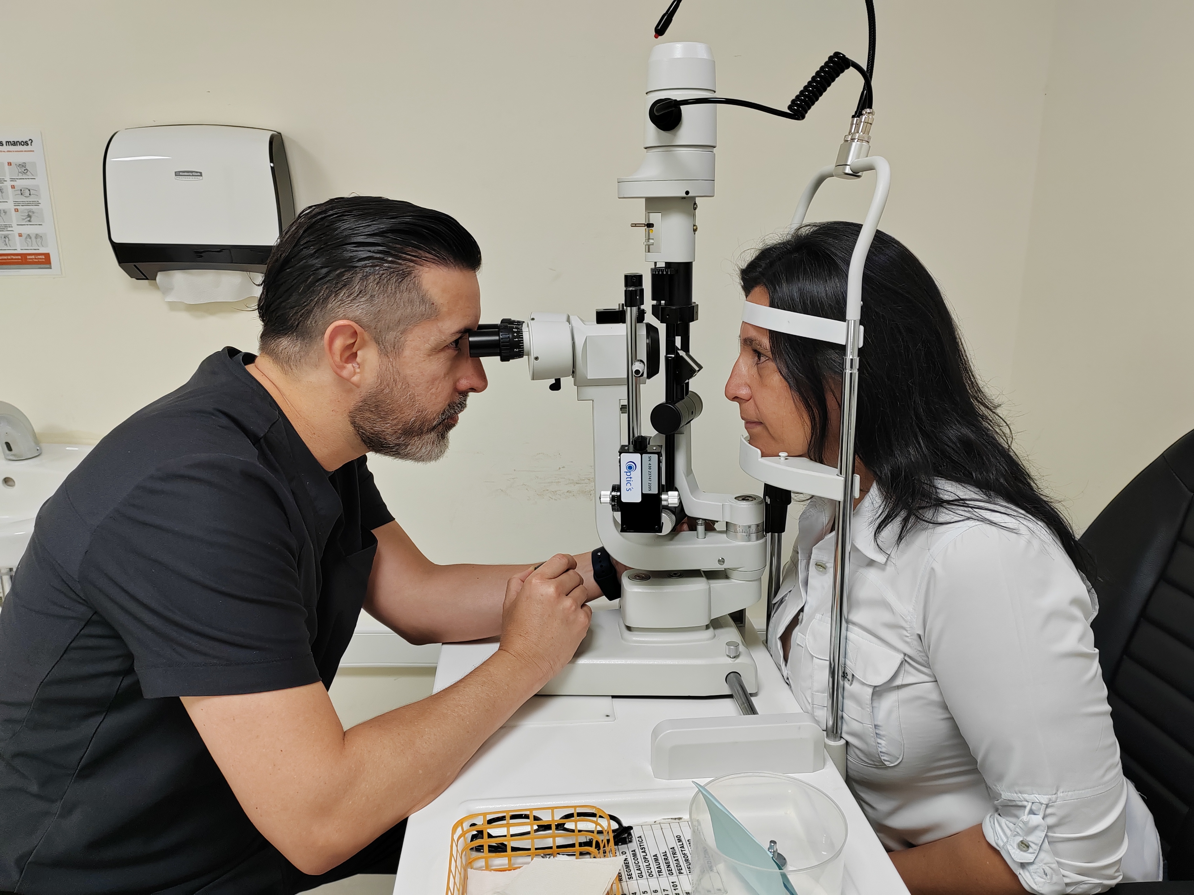 La retinopatía diabética puede llevar a la pérdida de la visión. (Foto Prensa Libre: Ana Lucía Ola) 