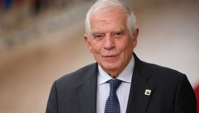Josep Borrell, el alto representante de la Unión Europea para Asuntos Exteriores y Políticas de Seguridad. (Foto Prensa Libre: EFE) 
