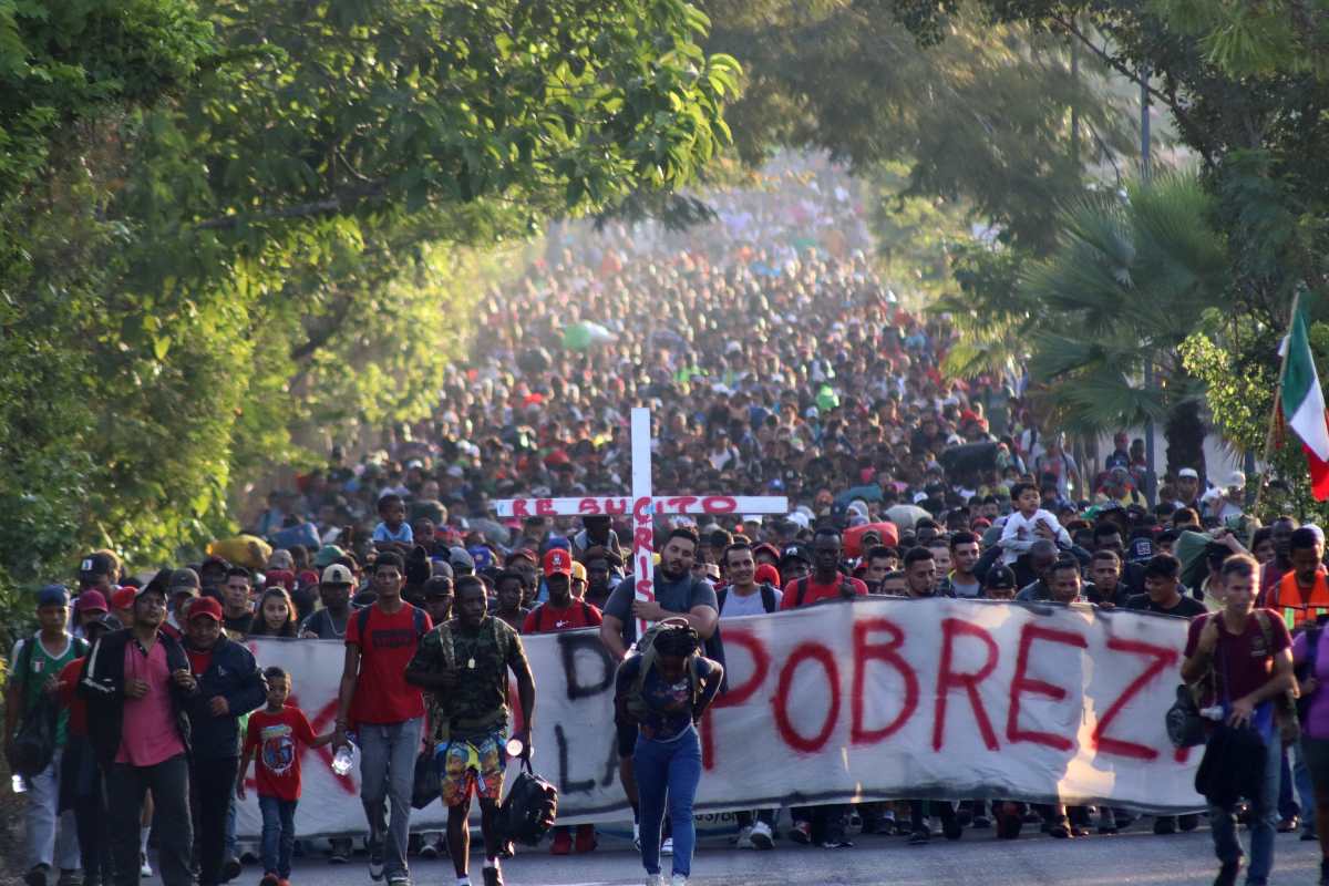 Migrantes salen desde México en Nochebuena