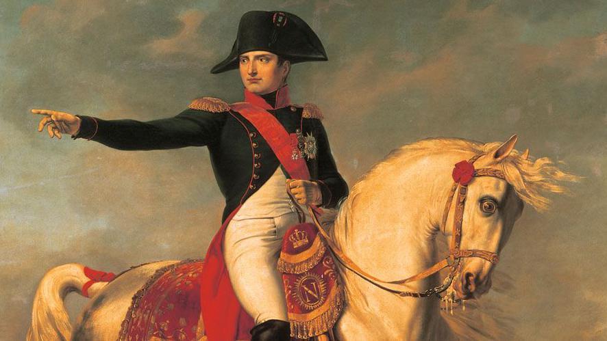 Napoleón en 1810 (sección del cuadro de Joseph Chabord).

DEAGOSTINI/GETTY IMAGES
