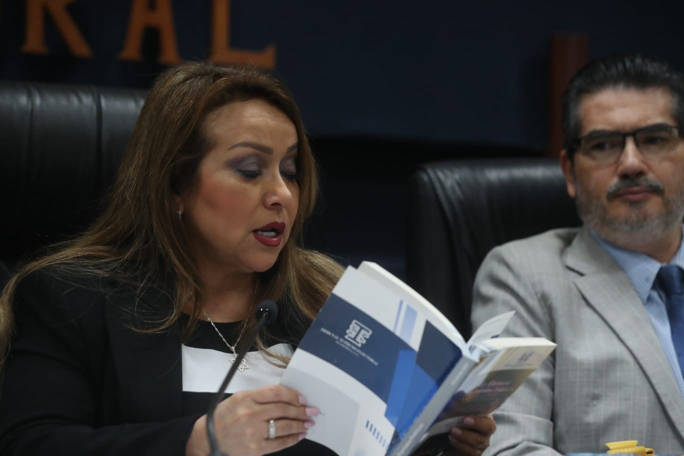 Irma Palencia, expresidenta del TSE. (Foto Prensa Libre: Juan Diego González)