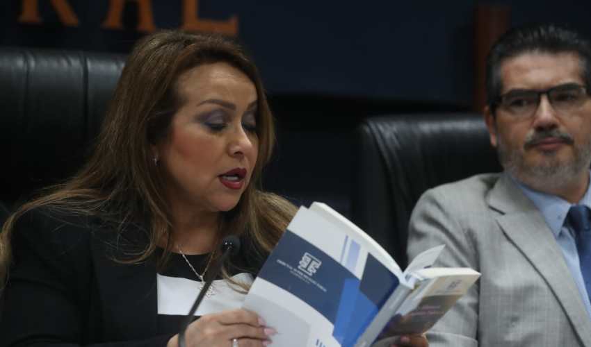 Irma Palencia, expresidenta del TSE. (Foto Prensa Libre: Juan Diego González)