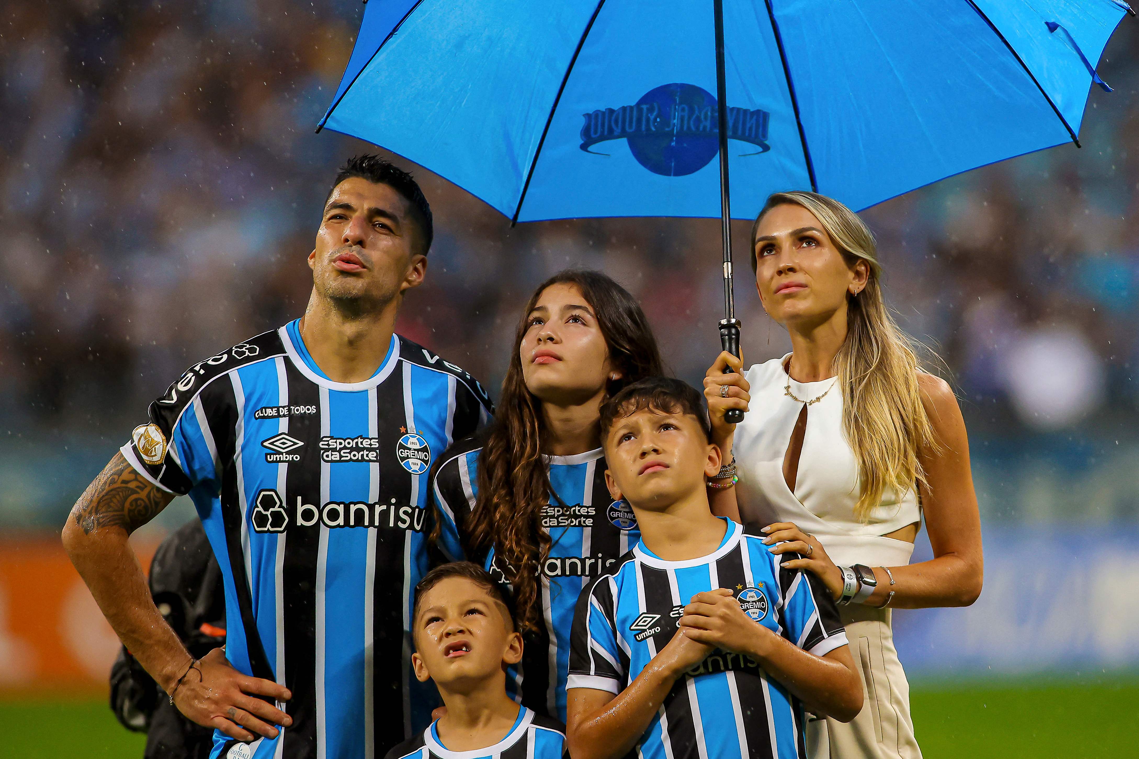 Suárez y su familia