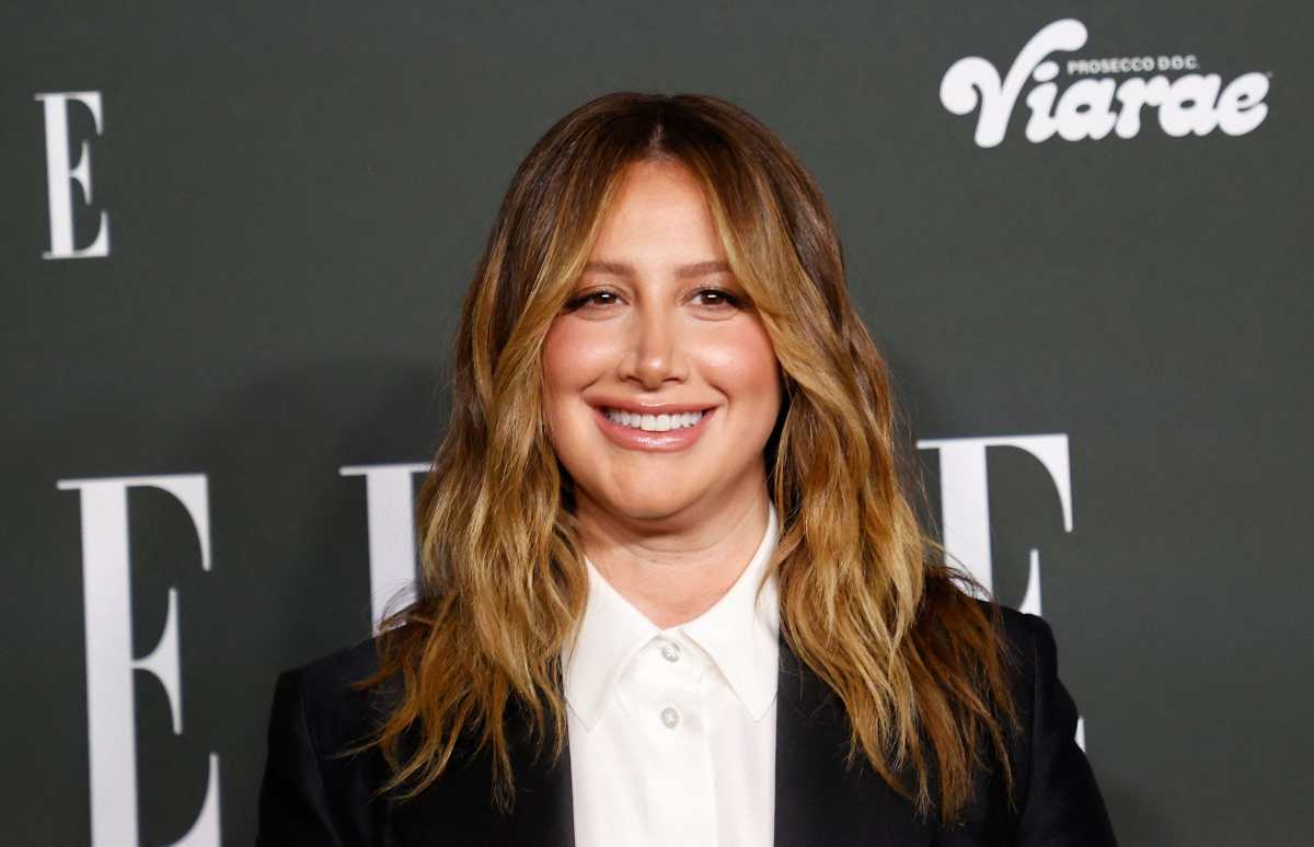 US actress Ashley Tisdale arrives for Elle's 2023 Women in Hollywood celebration, at Nya Studios in Los Angeles, California, on December 5, 2023. (Photo by Michael Tran / AFP)