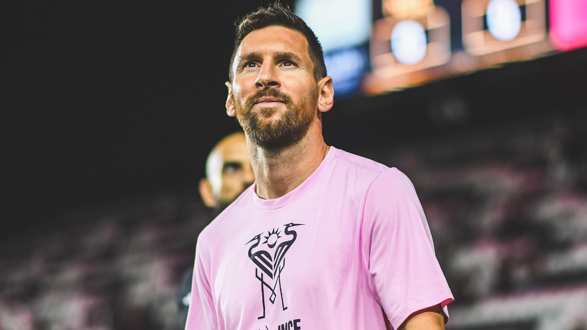 El capitán del Inter Miami, Lionel Messi, durante el tiempo que estuvo lesionado en la MLS. (Foto Prensa Libre: @InterMiami)
