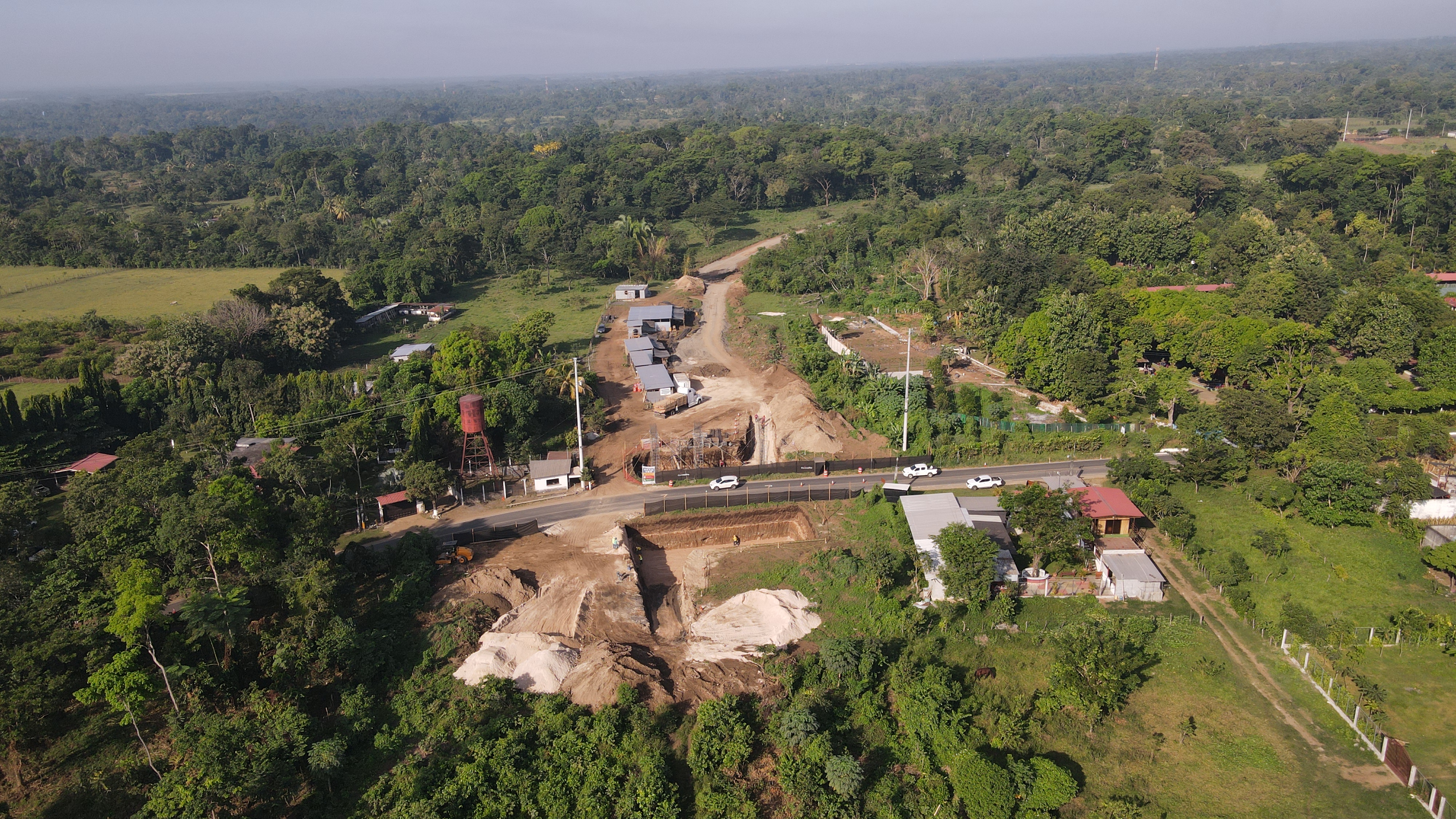 Se prevé que la construcción del libramiento de Mazatenango concluya en 2025. (Foto Prensa Libre: cortesía proyecto Xochi) 
