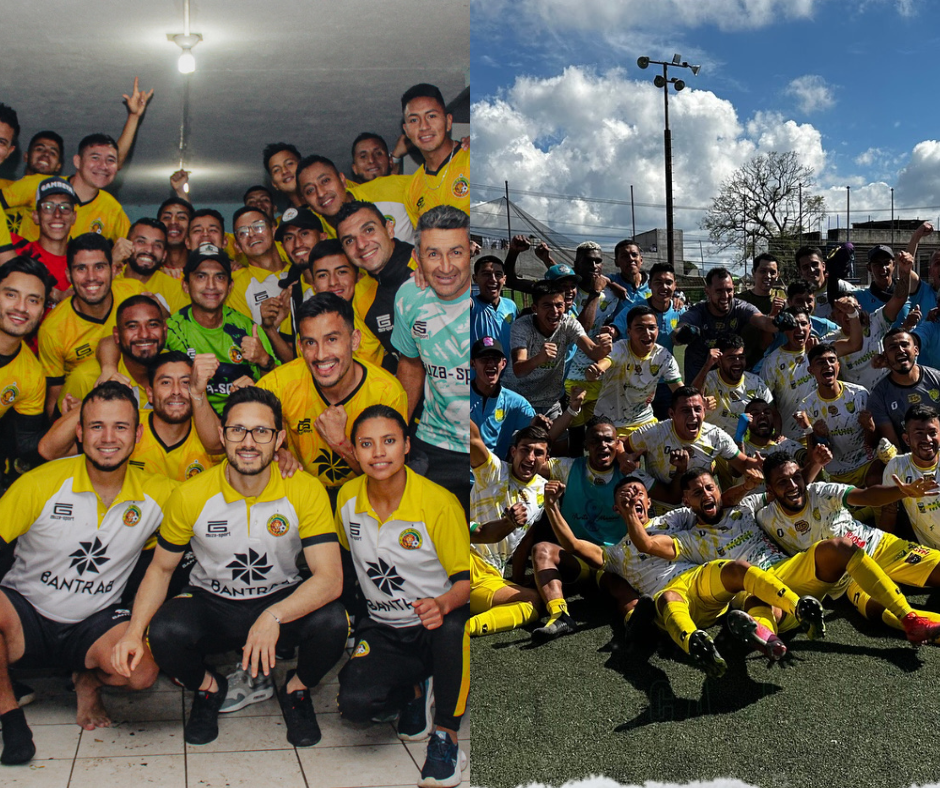 Marquense y Pinulteca son los finalistas de la Primera División. Foto Prensa Libre (Marquense y Juventud) 