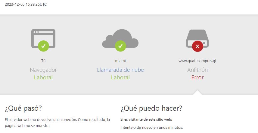 El portal de Guatecompras está fuera de la red y, según el Minfin, el problema continúa.  (Foto Prensa Libre: captura de pantalla)