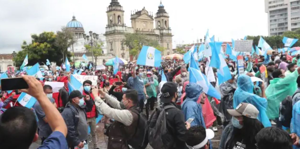 El 2023 ha sido marcado en Guatemala por manifestaciones contra la corrupción. (Foto Prensa Libre: Erick Ávila) 