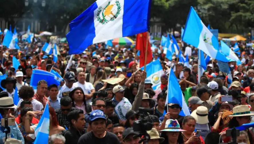 Guatemala ha sido escenario de manifestaciones en las que guatemaltecos se oponen a las acciones contra el proceso electoral. (Foto Prensa Libre: Hemeroteca PL) 