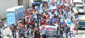 En octubre 2023, Guatemala fue escenario de manifestaciones en rechazo a las acciones en contra del proceso electoral. (Foto Prensa Libre:  Erick Ávila) 