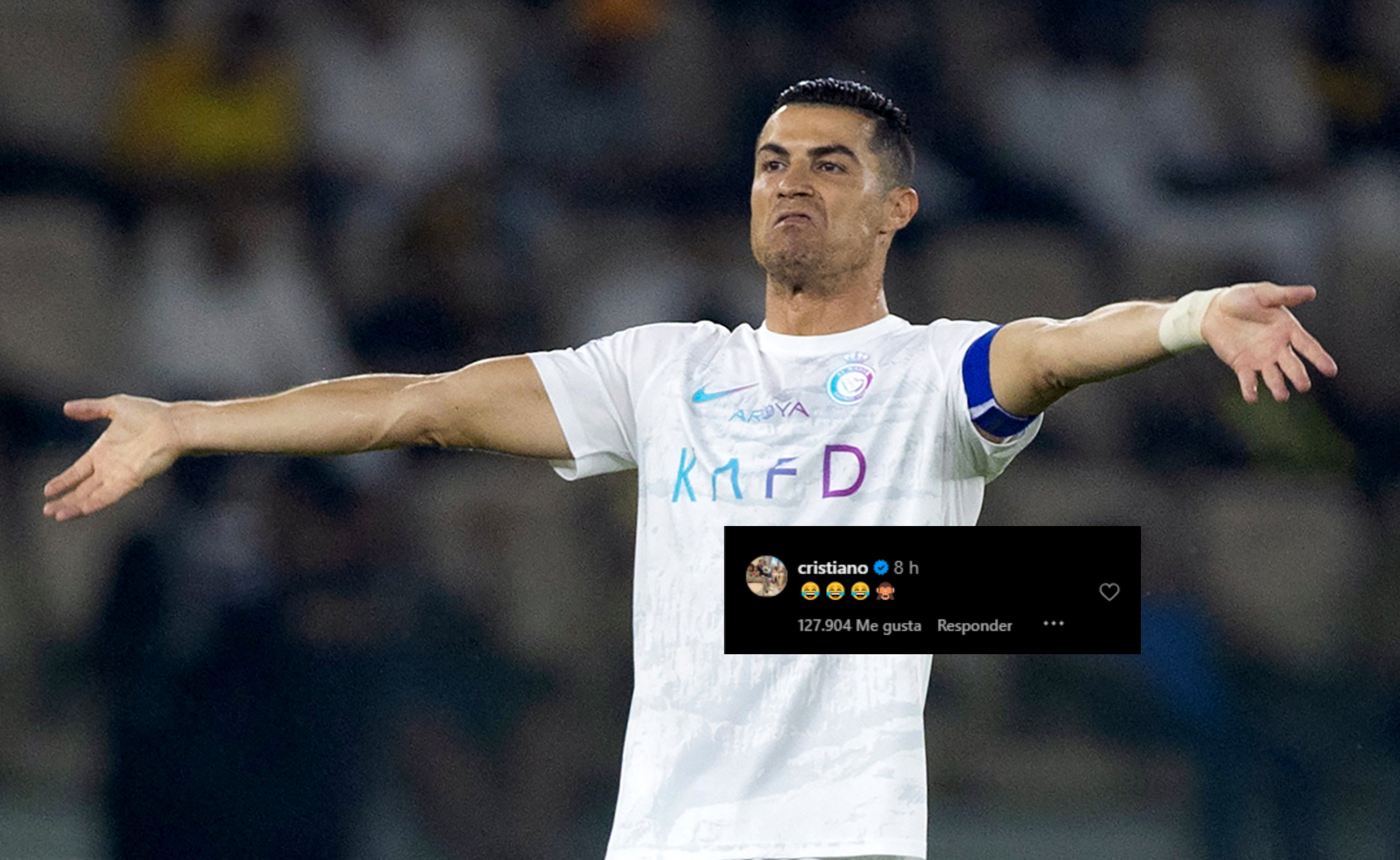 Ronaldo es actual jugador del Al Nassr.