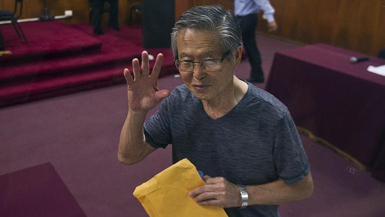 Fujimori fue puesto en libertad a finales de 2017, pero nuevamente fue encarcelado en 2018. GETTY IMAGES