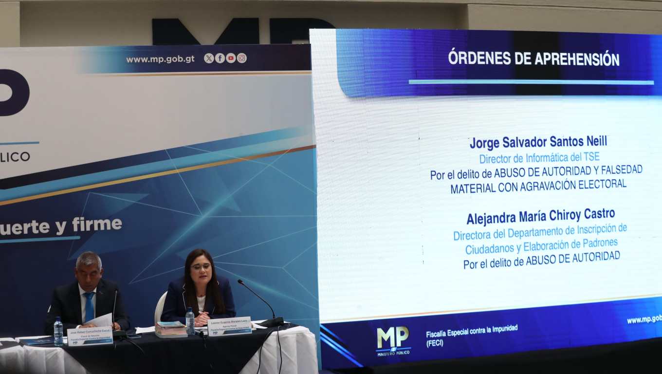 El MP presentó un caso de investigación relacionado con las Elecciones Generales 2023. (Foto Prensa Libre: María René Barrientos) 