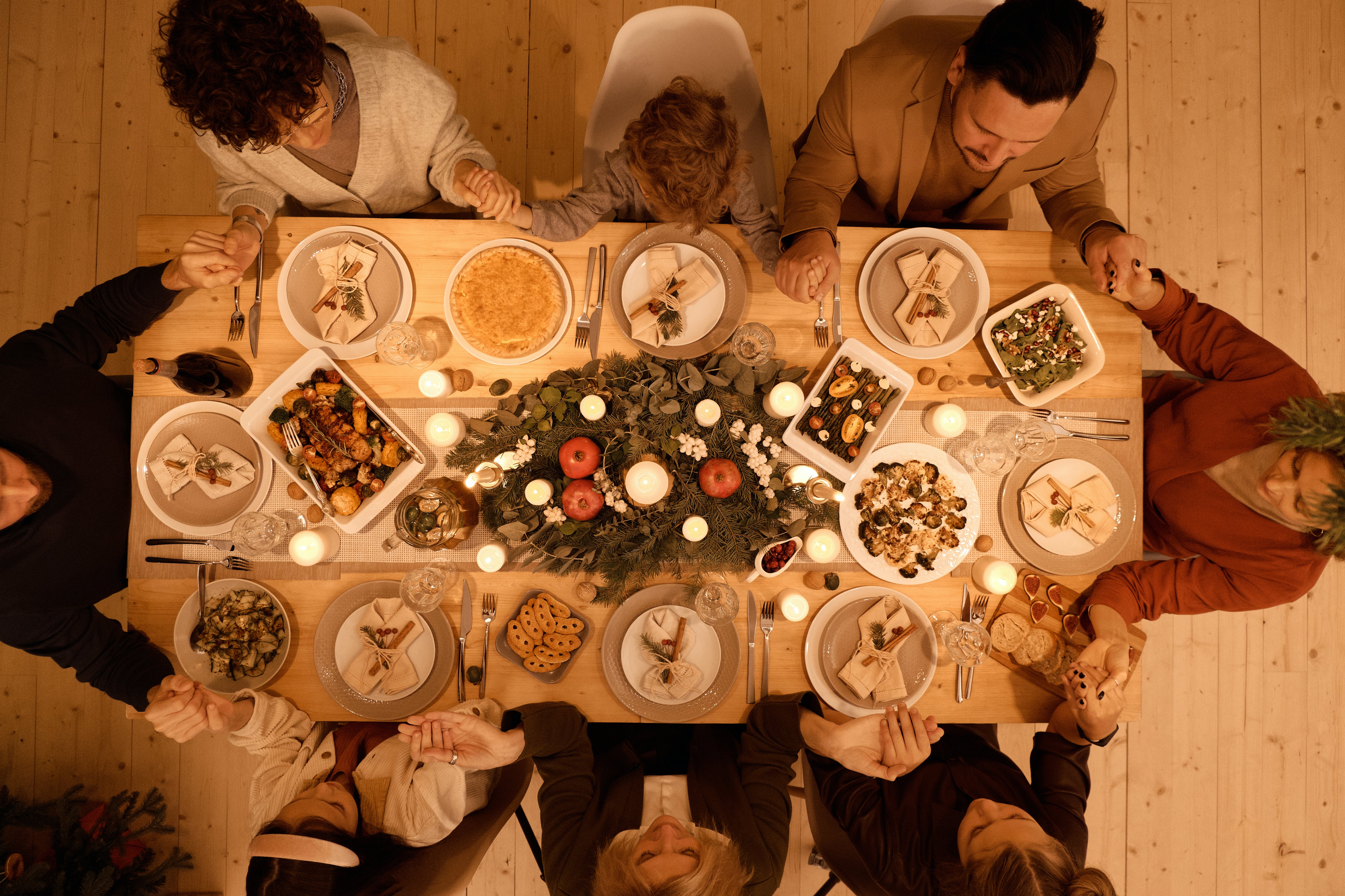 Oración para bendecir la mesa de Navidad
