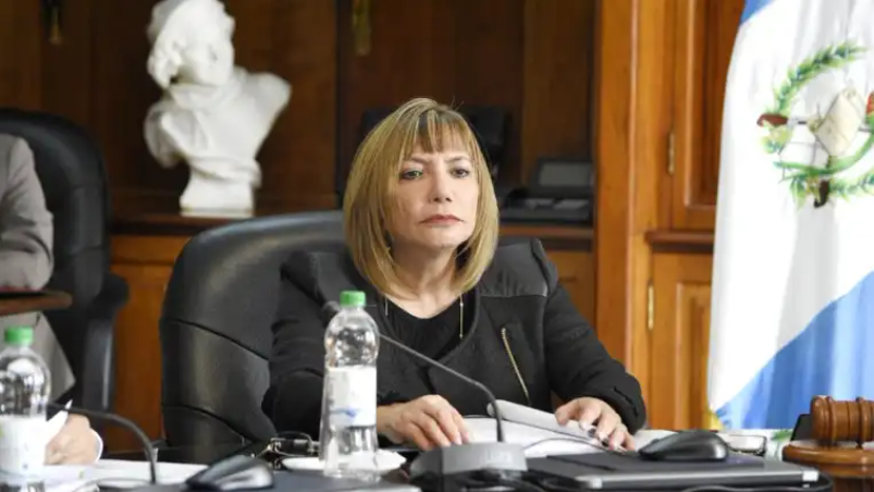 La expresidenta de la CSJ destaca en la nueva actualización de actores corruptos, según el Departamento de Estado de los Estados Unidos. Fotografía: Prensa Libre. 