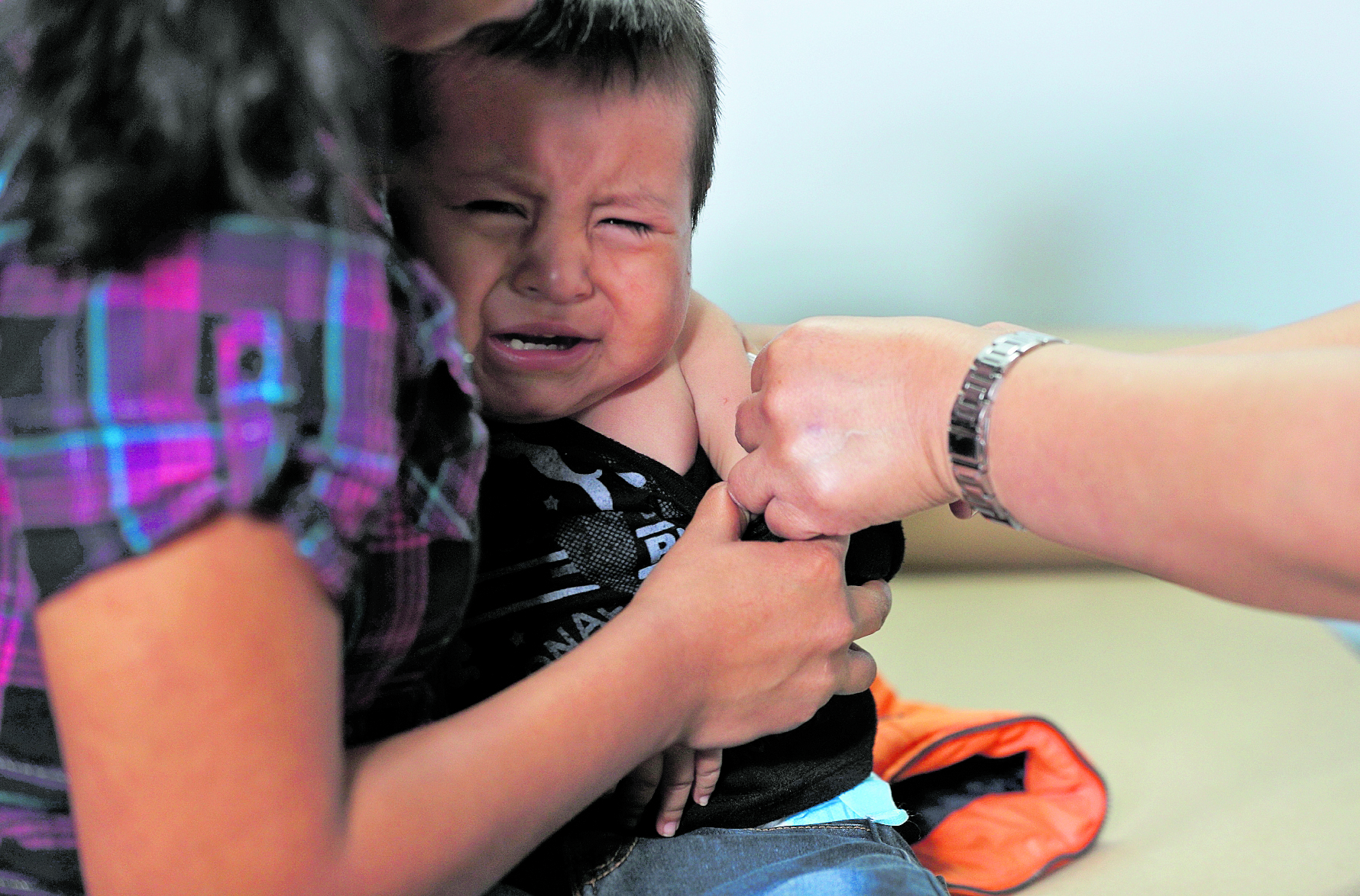 La cobertura de vacunación contra el sarampión está por debajo del nivel ideal recomendado por la OMS. (Foto Prensa Libre: Hemeroteca PL)