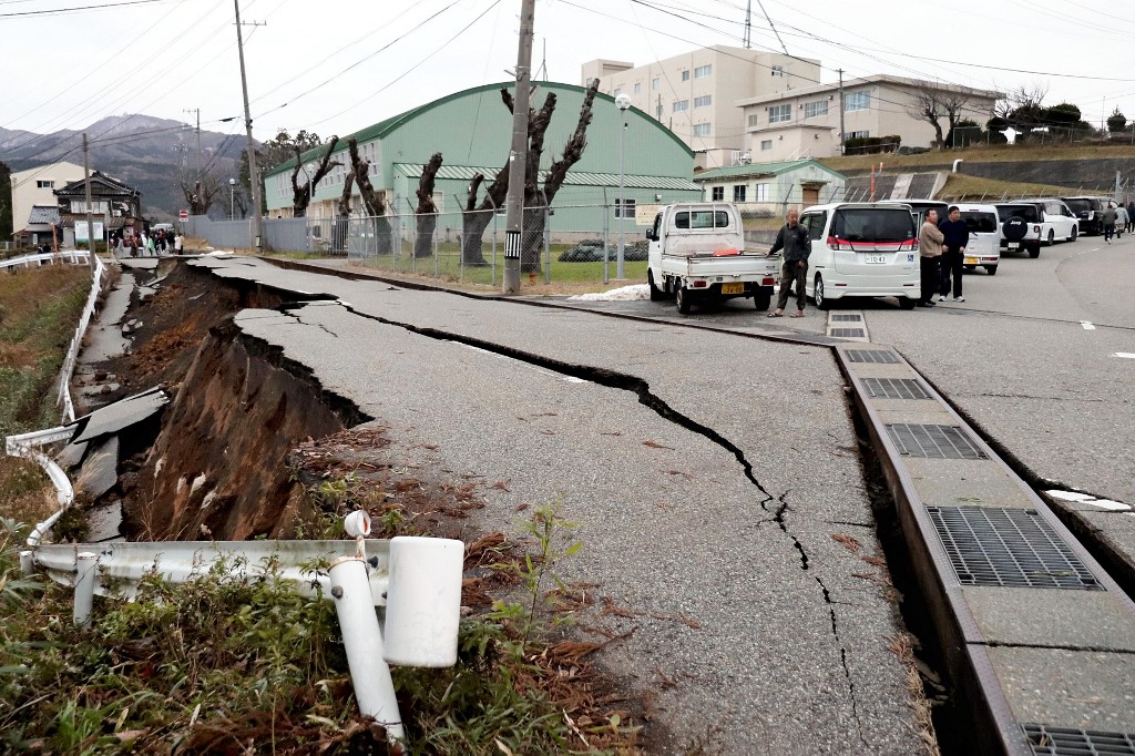 Una serie de sismos afectó Japón durante este 1 de enero.