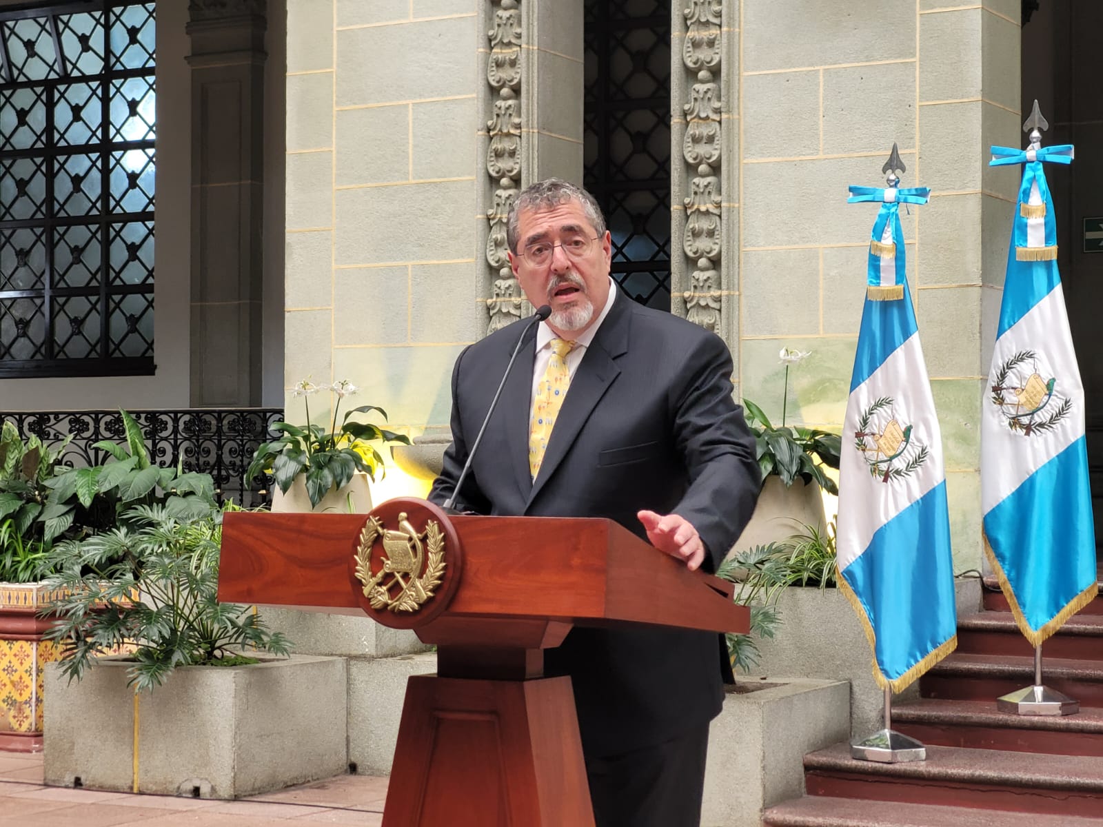 Bernardo Arévalo, presidente de Guatemala. (Foto Prensa Libre: Gabriel Molina)