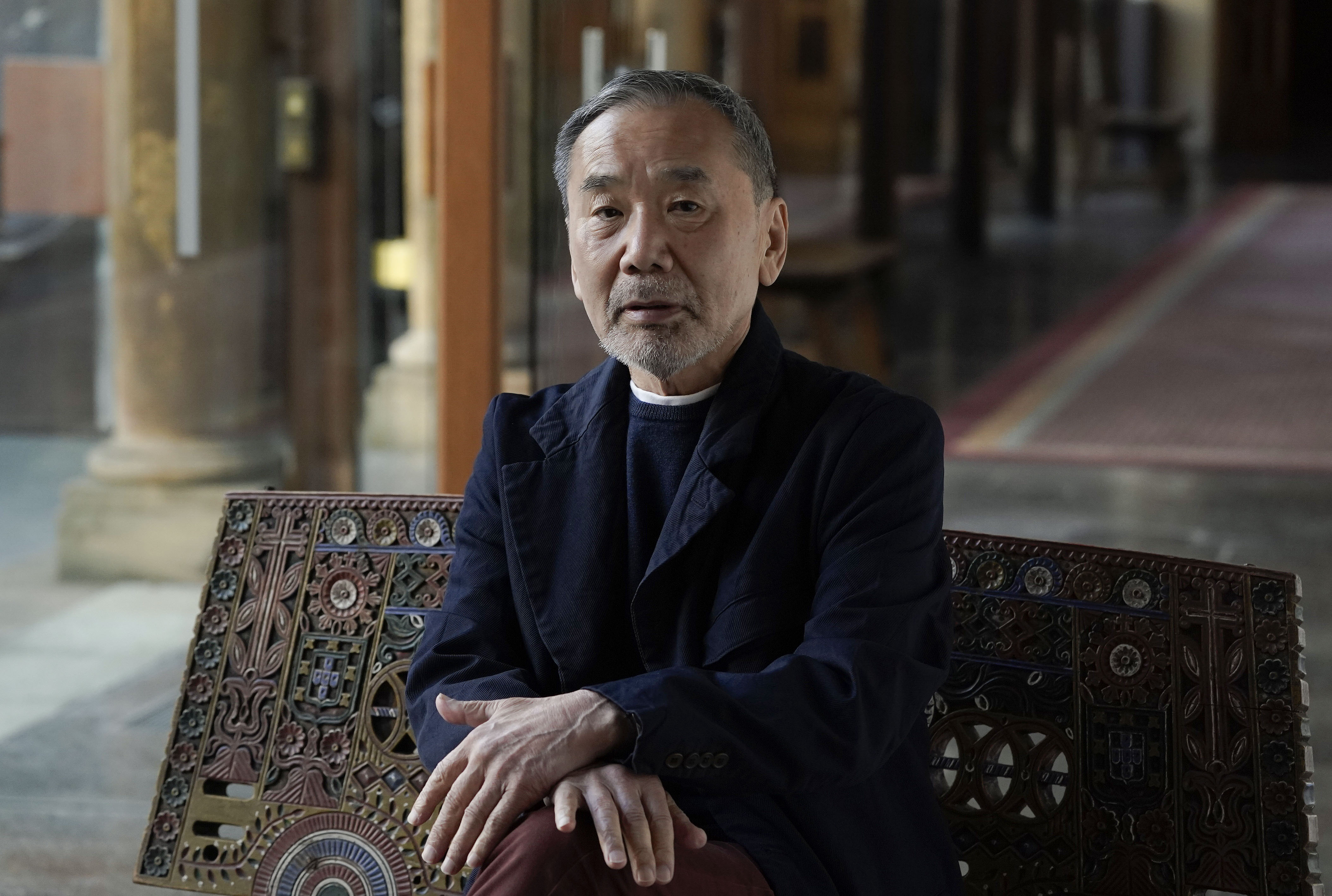 El escritor japonés Haruki Murakami en entrevista con la Agencia EFE dos días antes de recibir el Premio Princesa de Asturias de las Letras 2023