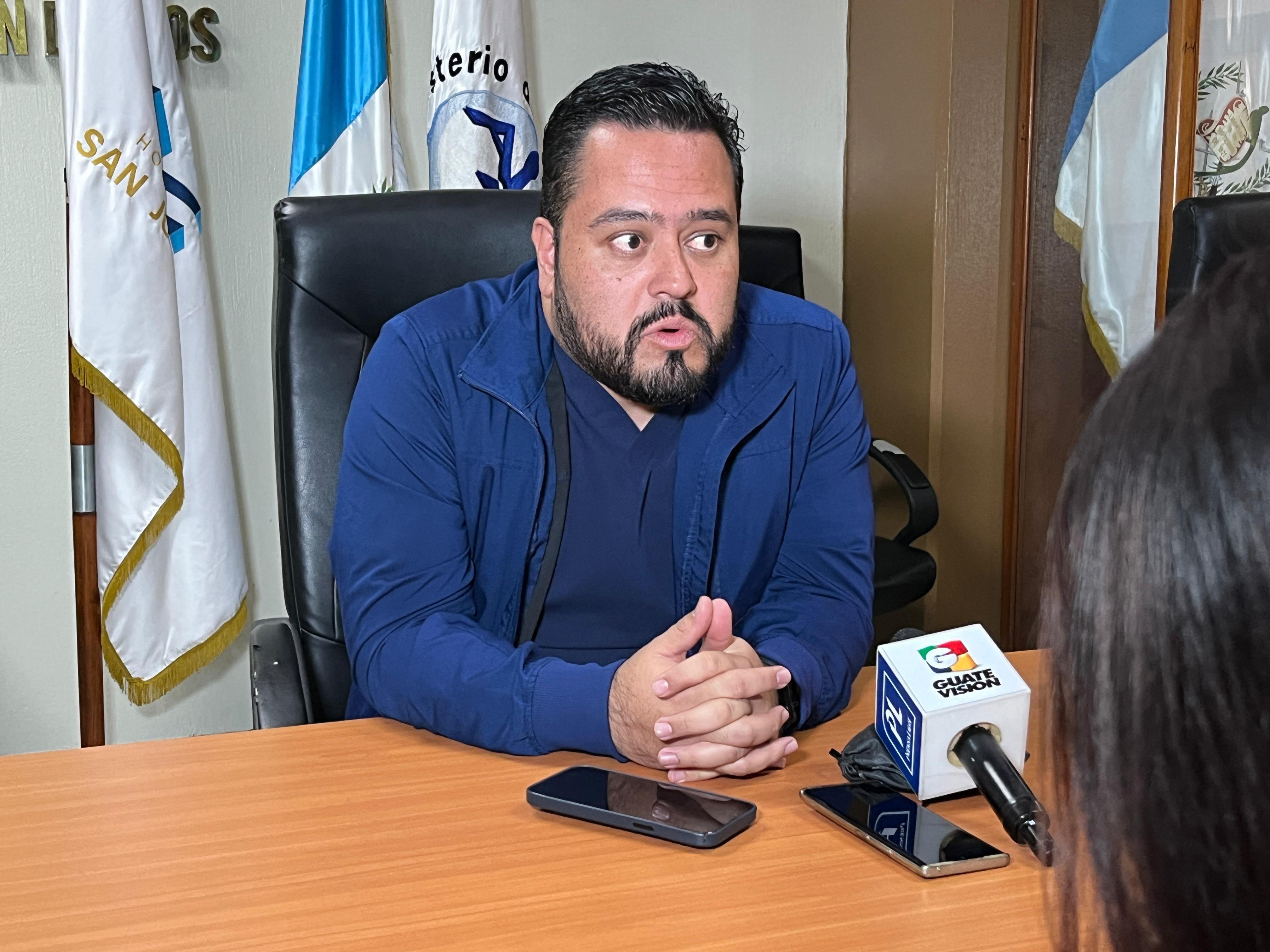 José Miguel Alfaro, en entrevista cuando era director del Hospital General San Juan de Dios. (Foto Prensa Libre: Michelle Velásquez) 