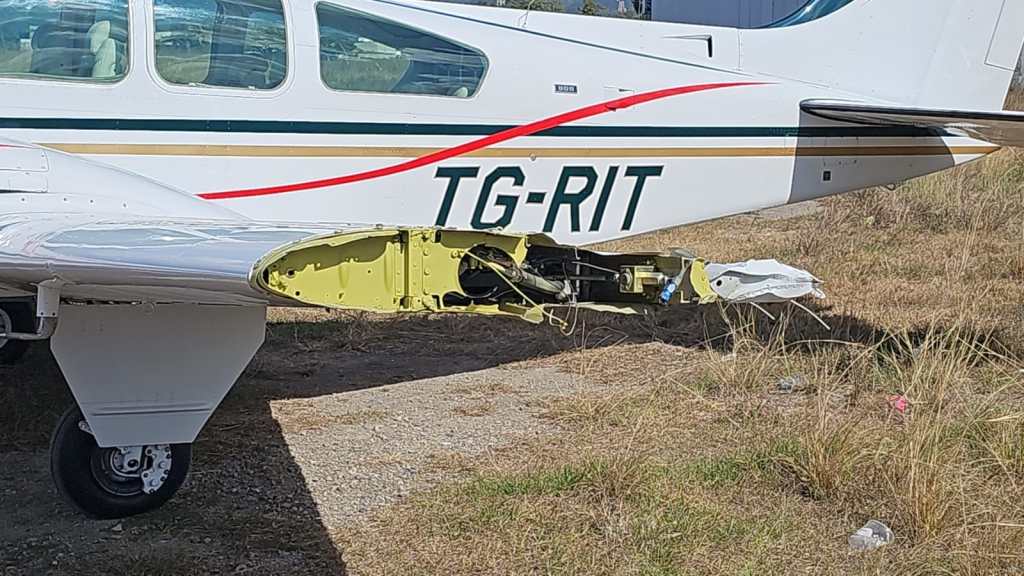 Accidente en aeródromo de Esquipulas
