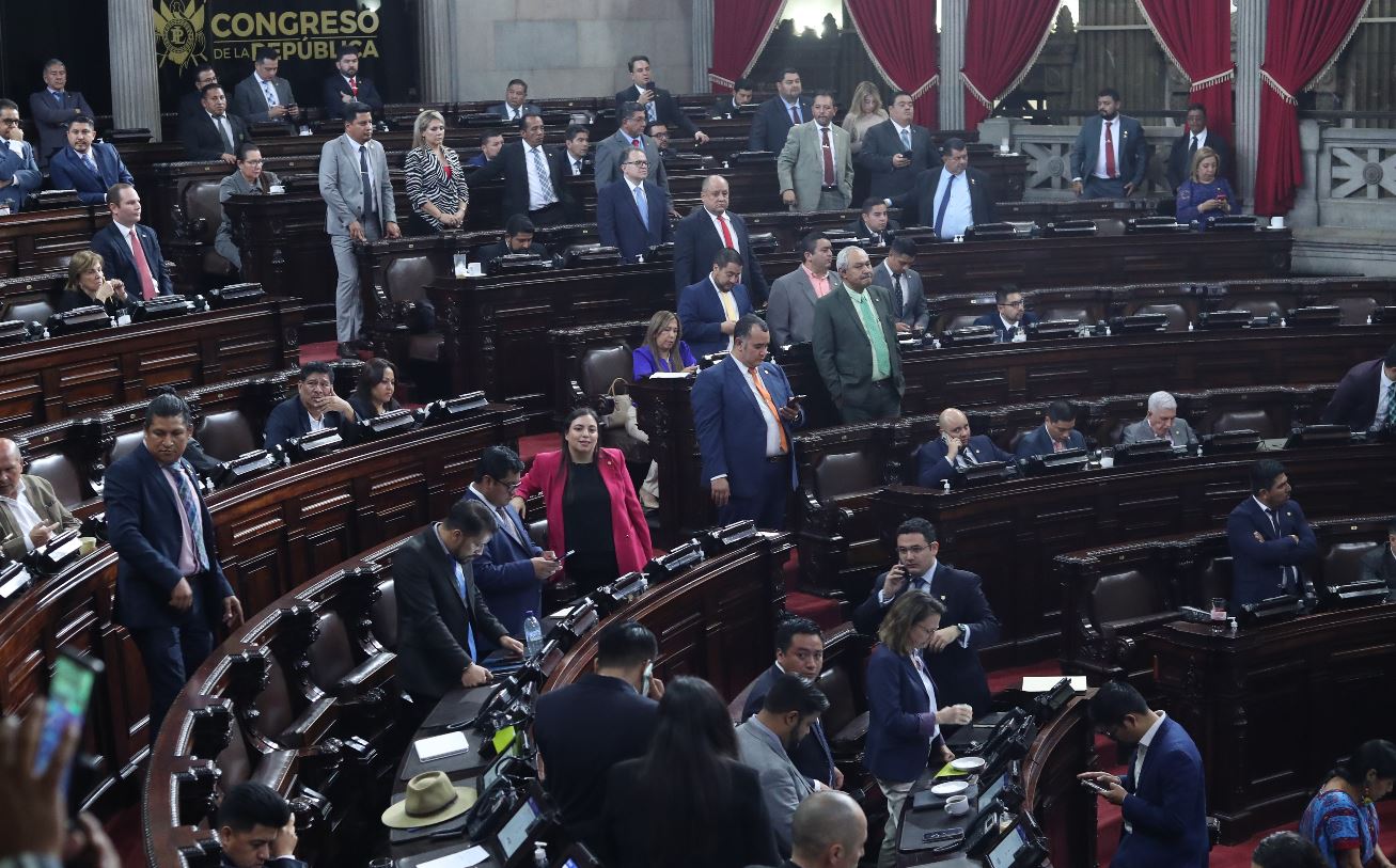El Congreso durante una sesión en enero de 2024. (Foto Prensa Libre: Esbin García) 