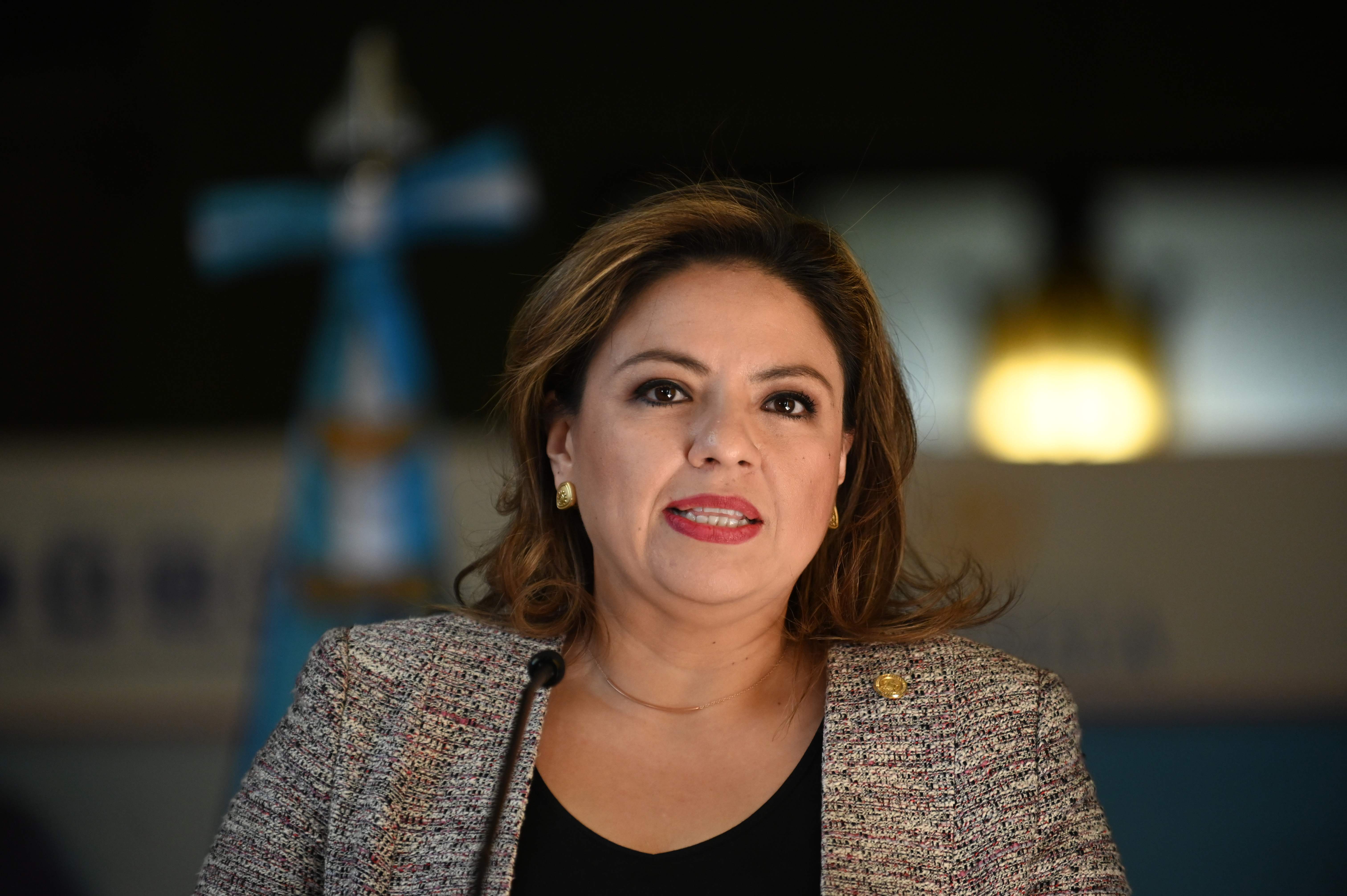 Sandra Jovel perdiÃ³ la Presidencia del Congreso con 75 votos y ahora busca que el resultado sea anulado. (Foto Prensa Libre: AFP)