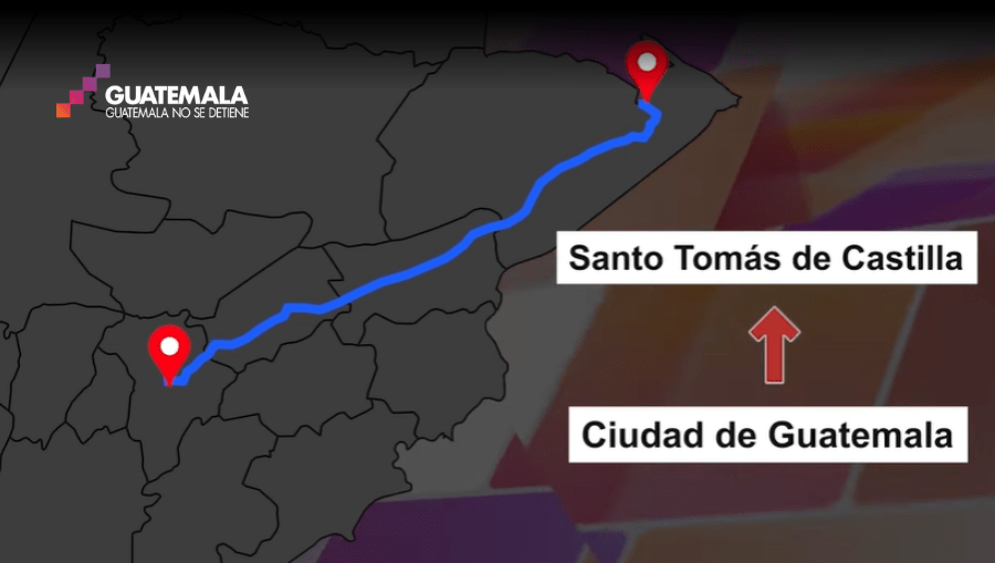 La ruta que va desde Ciudad de Guatemala hasta Santo Tomás de Castilla se transita en tiempos excesivos. (Foto Prensa Libre: Captura de Pantalla)