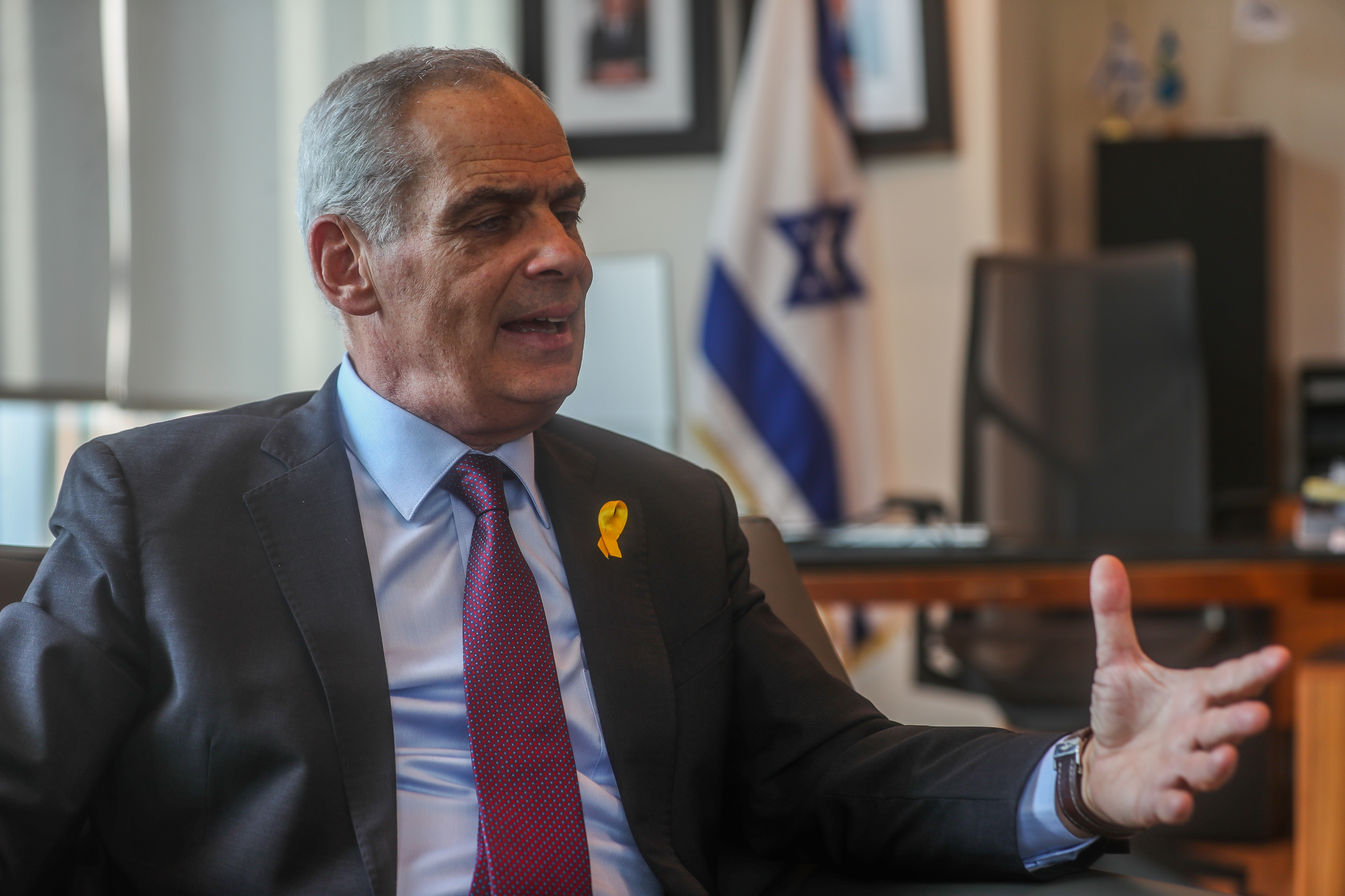 Jonathan Peled, subsecretario de América Latina y el Caribe del Ministerio de Relaciones Exteriores de Israel. (Foto Prensa Libre: Juan Diego González) 