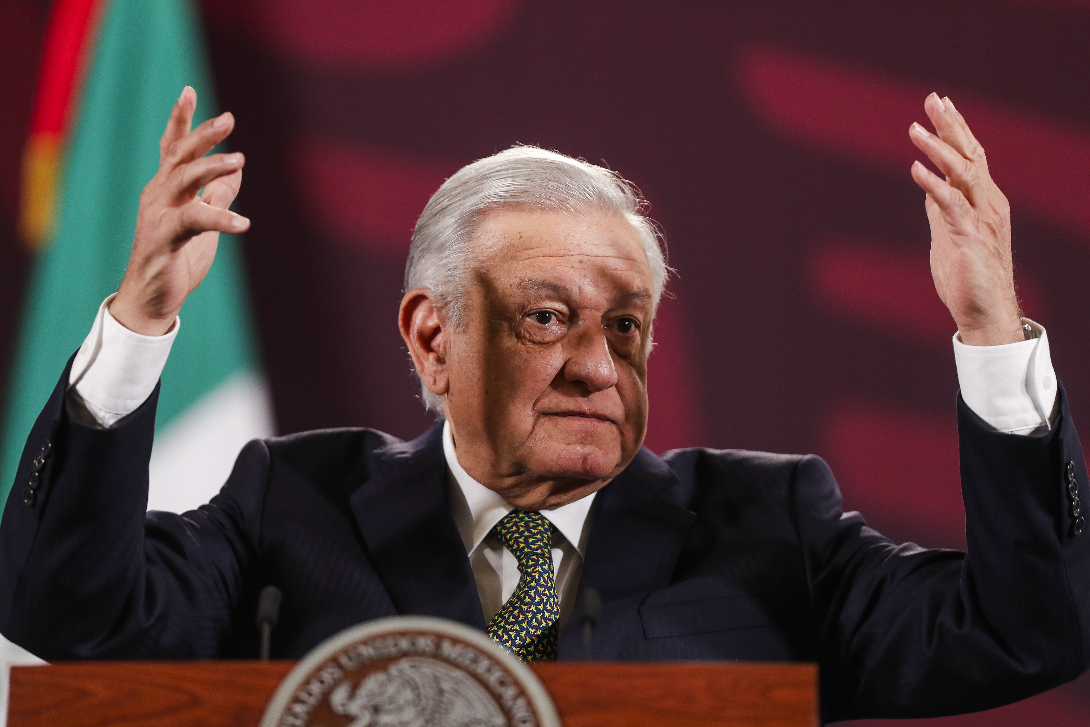 El presidente mexicano Andrés Manuel López Obrador no asistirá al cambio de mando presidencial en Guatemala. (Foto Prensa Libre: EFE/ Isaac Esquivel)