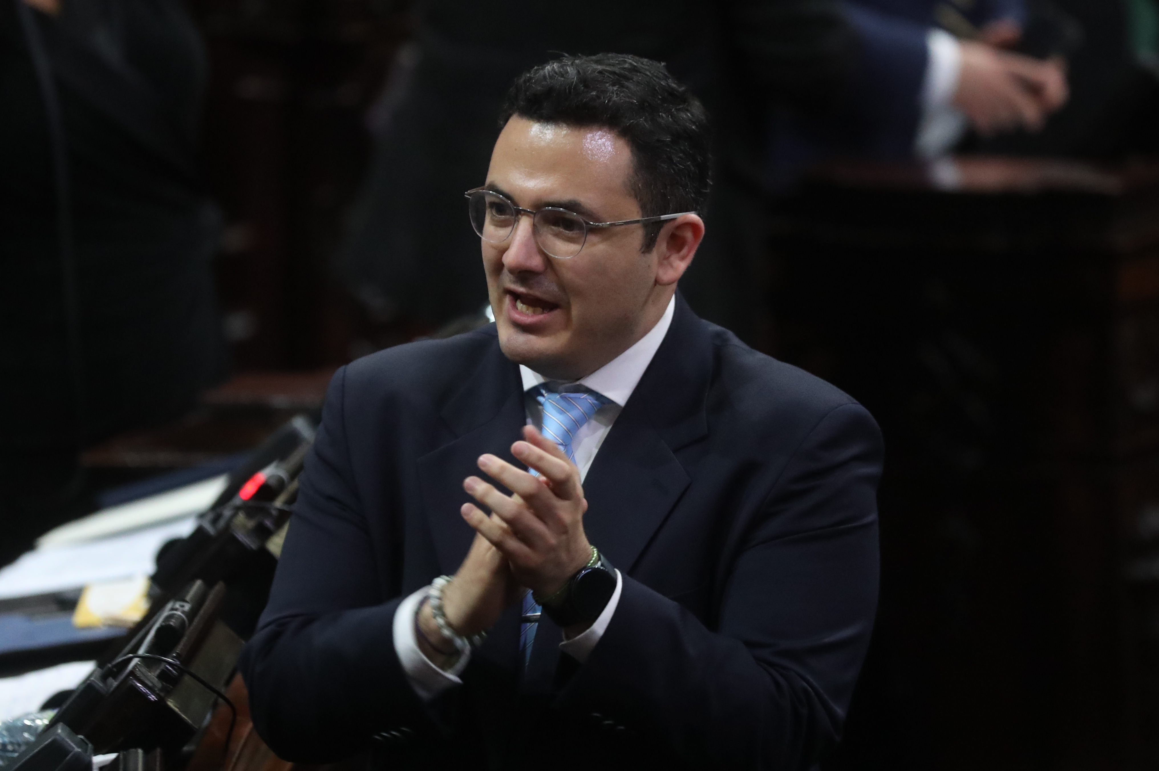 Samuel Pérez tan solo fue presidente del Congreso por tres días. Fotografía: Prensa Libre (Erick Avila). 