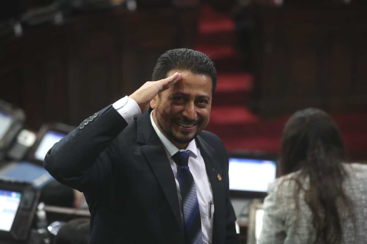 El diputado Nery Ramos gana la presidencia del Congreso de la República. (Foto Prensa Libre:  Erick Ávila) 