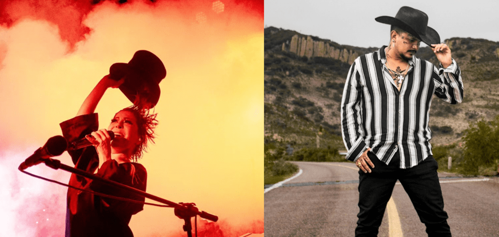 Alejandra Guzmán confunde a doble de Christian Nodal en la Feria Nacional de Rincón de Romos en México