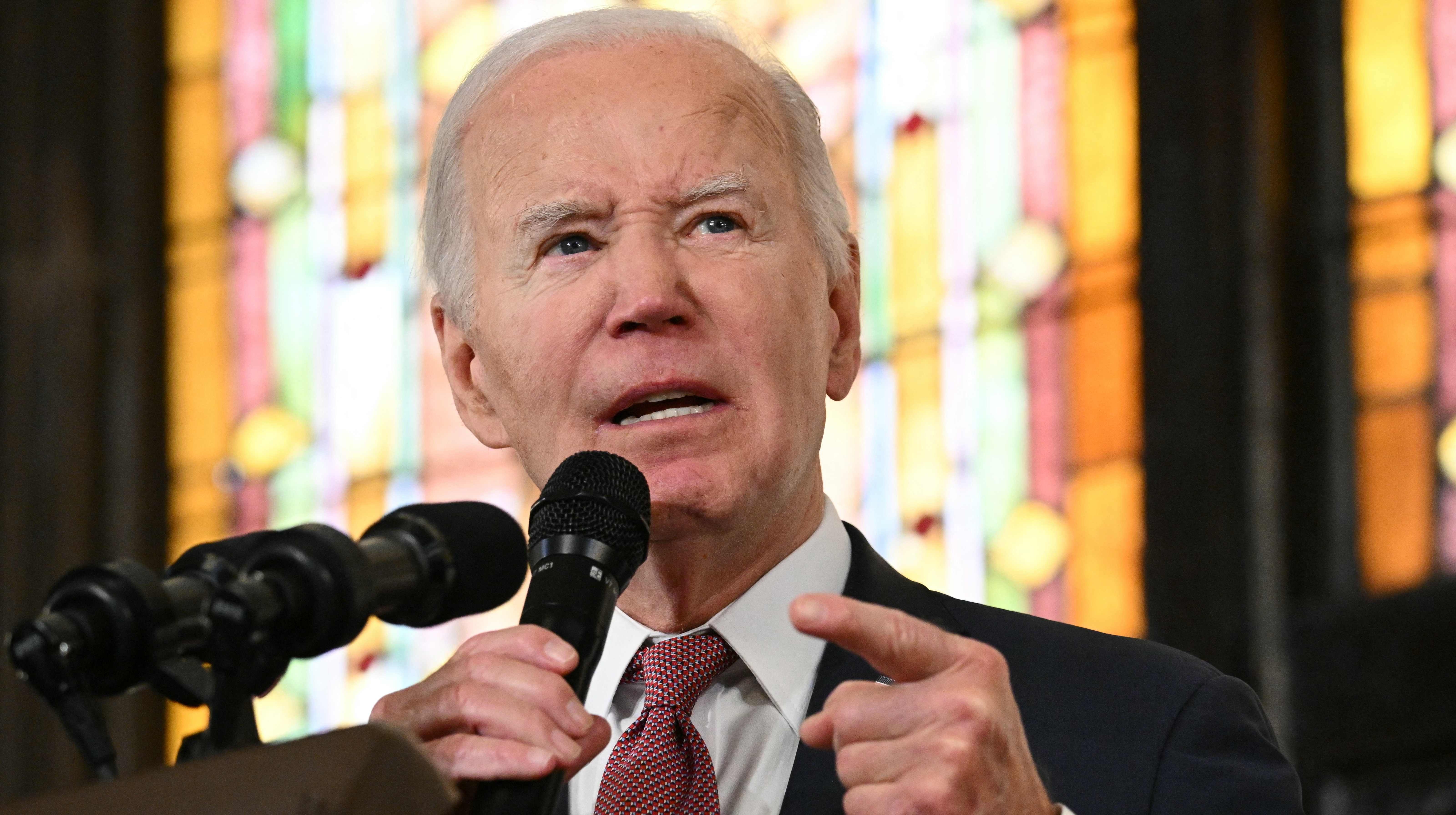 Joe Biden, presidente de EE. UU. (Foto Prensa Libre: AFP)