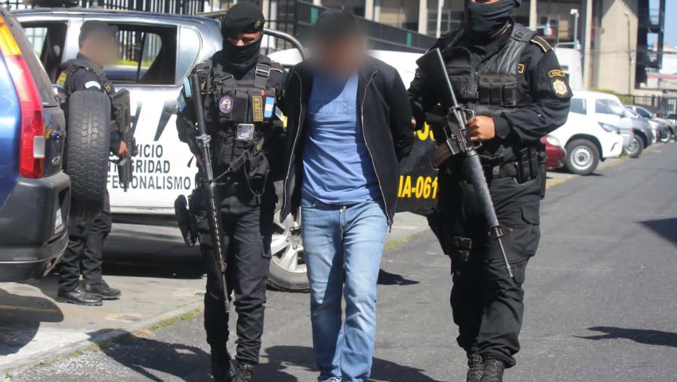 Luis Enrique Ruiz Morales, de 38 años, fue arrestado este 3 de enero en Antigua Guatemala. Es el primer guatemalteco extraditable en el 2024. Lo acusan de narcotráfico. (Foto Prensa Libre: SGAIA).